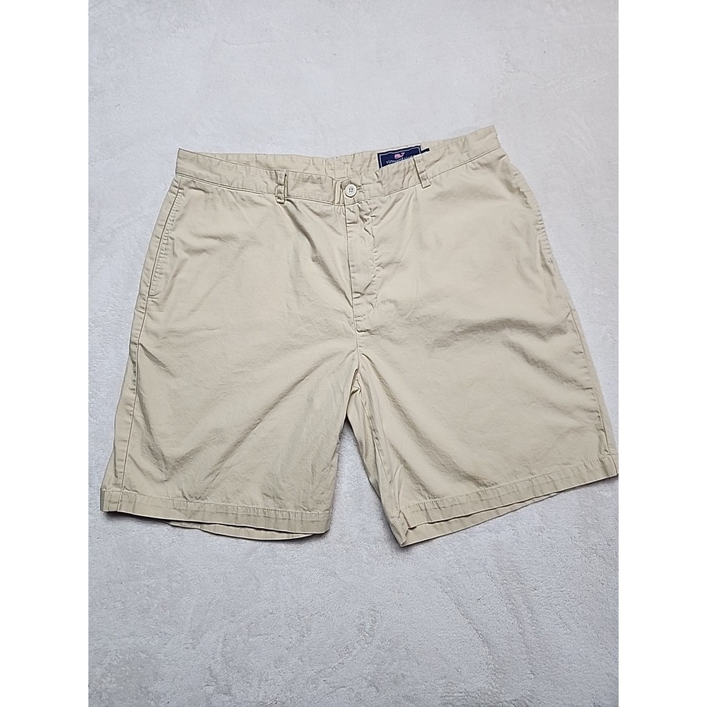 Vineyard Vines Mens Club Chino Short Tan Size 40‎
